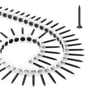 screws 6 x 1 14 inch length drywall to wood collated screw all purpose high hardness alloy steel self drilling drywall screws for home diy space renovation1000 per box 3.jpg