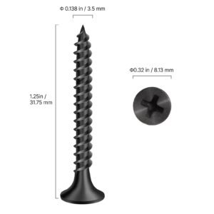 screws 6 x 1 14 inch length drywall to wood collated screw all purpose high hardness alloy steel self drilling drywall screws for home diy space renovation1000 per box 4.jpg