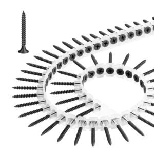 screws 6 x 1 14 inch length drywall to wood collated screw all purpose high hardness alloy steel self drilling drywall screws for home diy space renovation1000 per box 5.jpg