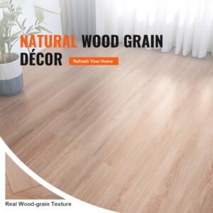 self adhesive vinyl floor tiles 36 x 6 inch 36 tiles 25mm thick peel stick natural wood grain diy flooring for kitchen dining room bedrooms bathrooms easy for home decor 1.jpg