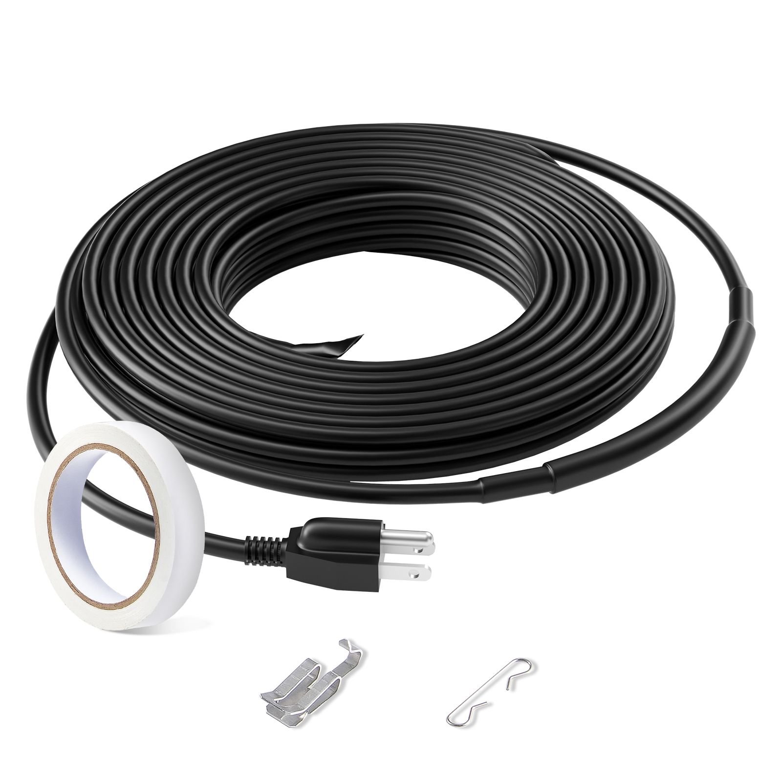 self regulating pipe heating cable 12ft 5wft heat tape for pipes roof snow melting de icing gutter and pipe freeze protection.jpg