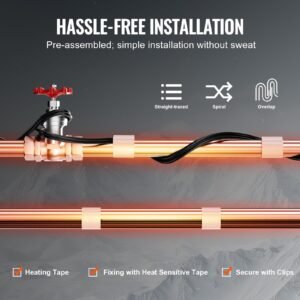 self regulating pipe heating cable 140ft 5wft heat tape for pipes roof snow melting de icing gutter and pipe freeze protection 5.jpg