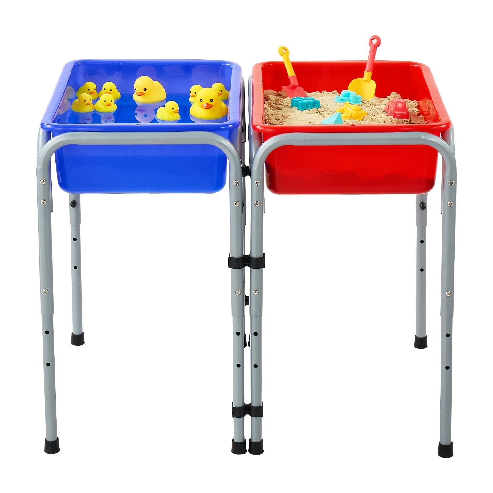sensory table for toddlers kids 2 station sand and water adjustable play table with detachable storage bins and non slip feet carbon steel frame rounded corners for boys and girls exploring.jpg