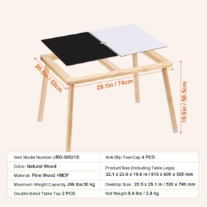 sensory table for toddlers kids activity table with double sided tabletop non slip feet indooroutdoor play activity table wooden sensory table for drawing studying ideal gift for boy girl 5.jpg