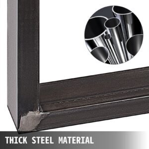 set of 2 steel table legs 28height 23wide dining table legs heavy duty 31 square box section square table legs 28x23x31 inch black industrial country style metal dining l 1.jpg