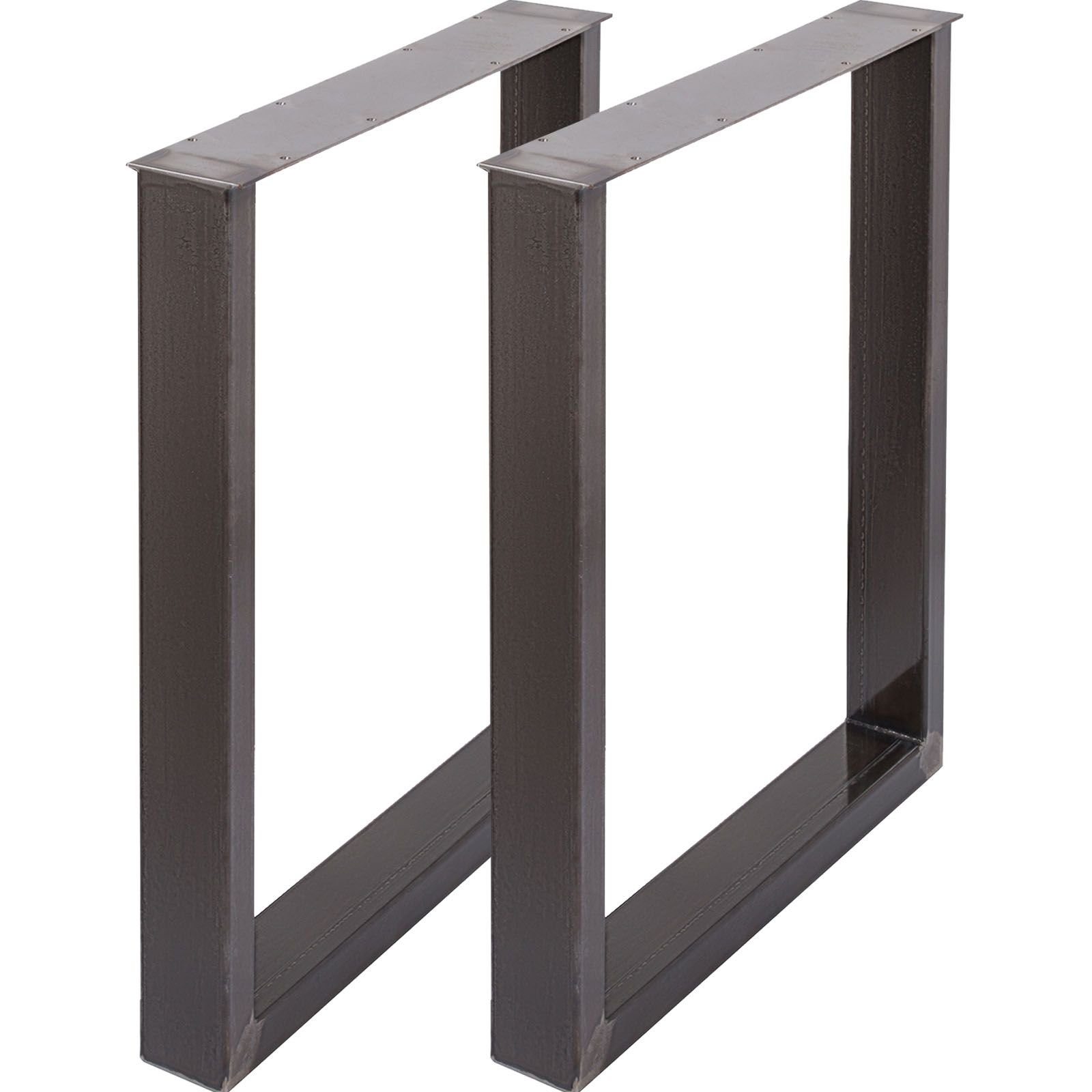 set of 2 steel table legs 28height 23wide dining table legs heavy duty 31 square box section square table legs 28x23x31 inch black industrial country style metal dining l.jpg