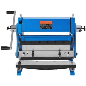 Sheet Metal Brake, 12-inch, 3-In-1 Combination Shear Brake Roll Machine, 20-Gauge Capacity Shear Press Brake with 90° Max Bending Angle, Shears and Slip Roll Machine for Shear Bending Rolling