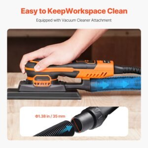 sheet sander 38 sheet 3a ec brushless sander max 10000rpm variable speed sheet finishing sander with 10pcs sandpapers and vacuum cleaner adapter for woodworking 5.jpg
