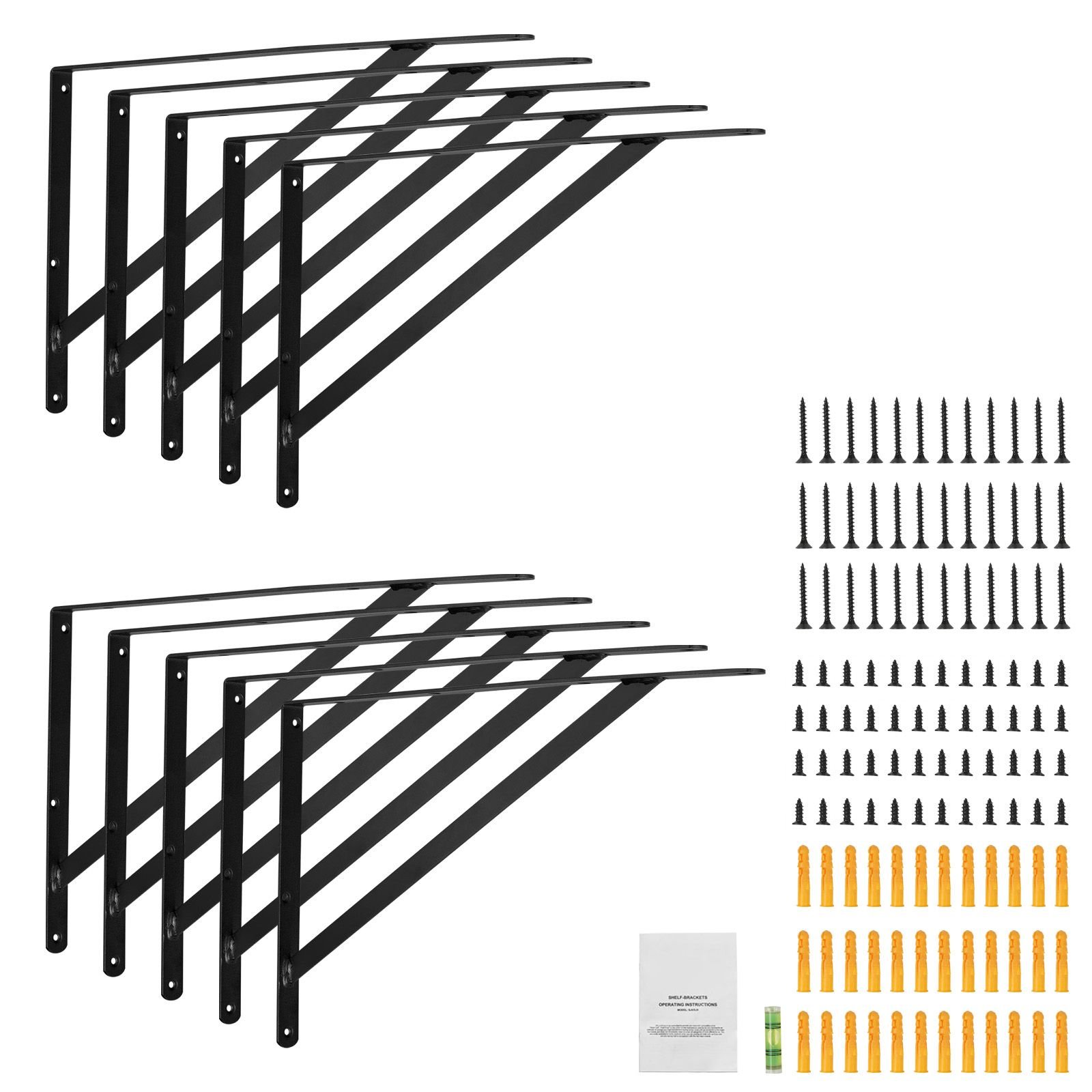 shelf bracket 12 x 8 in 10 pcs heavy duty floating shelf brackets brackets for shelves 3mm thick matte black triangle shelf bracketsteel shelving brackets with 160 lbs load capacity.jpg