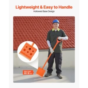 shingle shovel 1 pack d grip handle shingle roof ripper high hardness 45 steel lightweight easy tearing off roofing nails tool ideal for commercial and residential useorange 13.jpg