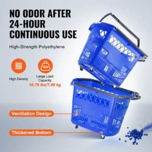 shopping baskets 6pcs 39l shopping carts with handles plastic rolling shopping basket with wheels large portable shopping basket set for supermarkets retail stores grocery shopping blue 2.jpg