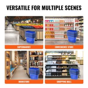 shopping baskets 6pcs 39l shopping carts with handles plastic rolling shopping basket with wheels large portable shopping basket set for supermarkets retail stores grocery shopping blue 5.jpg