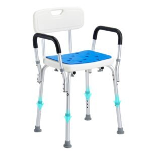 shower chair 400 lbs capacity shower seat with back adjustable height shower stool shower chair for inside shower bathtub non slip bathroom bench bath chair for elderly disabled handicap 2.jpg