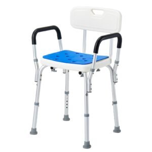 shower chair 400 lbs capacity shower seat with back adjustable height shower stool shower chair for inside shower bathtub non slip bathroom bench bath chair for elderly disabled handicap 3.jpg