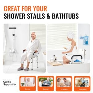 shower chair 400 lbs capacity shower seat with back adjustable height shower stool shower chair for inside shower bathtub non slip bathroom bench bath chair for elderly disabled handicap.jpg