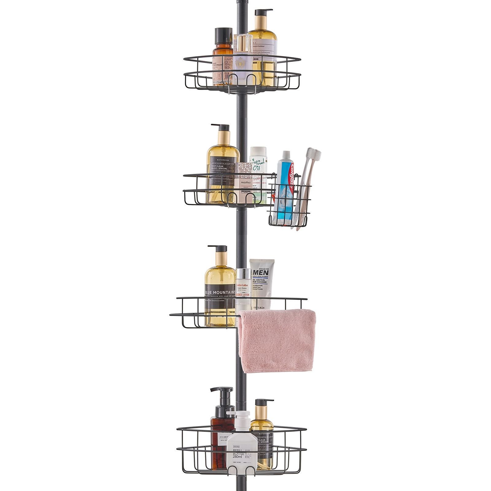 shower corner caddy tension pole 42 to 114 high multi functional shower tension pole with strong load bearing tray rust proof easy to install tension pole fit for bathroom washroom 13.jpg