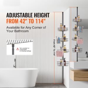 shower corner caddy tension pole 42 to 114 high multi functional shower tension pole with strong load bearing tray rust proof easy to install tension pole fit for bathroom washroom 14.jpg