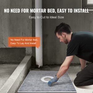 shower curb kit 36x36 shower pan kit with 63 central drain lightweight eps shower installation kits with 2 waterproof cloths shower pan slope sticks fit for bathroom 4.jpg