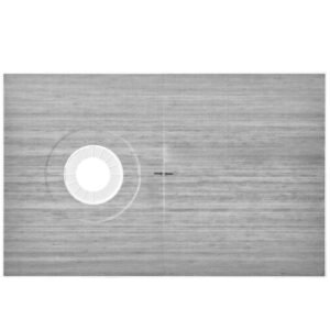 Shower Curb Kit, 60"x38" Shower Pan Kit with 6.3" Offset Drain, Lightweight EPS Shower Installation Kits with 2 Waterproof Cloths, Shower Pan Slope Sticks Fit for Bathroom