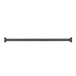 shower curtain rod 28 76 inches 1 inch diameter adjustable spring tension stainless steel telescoping rod with holders no drilling non slip for bathroom closet window room divider black 1.jpg