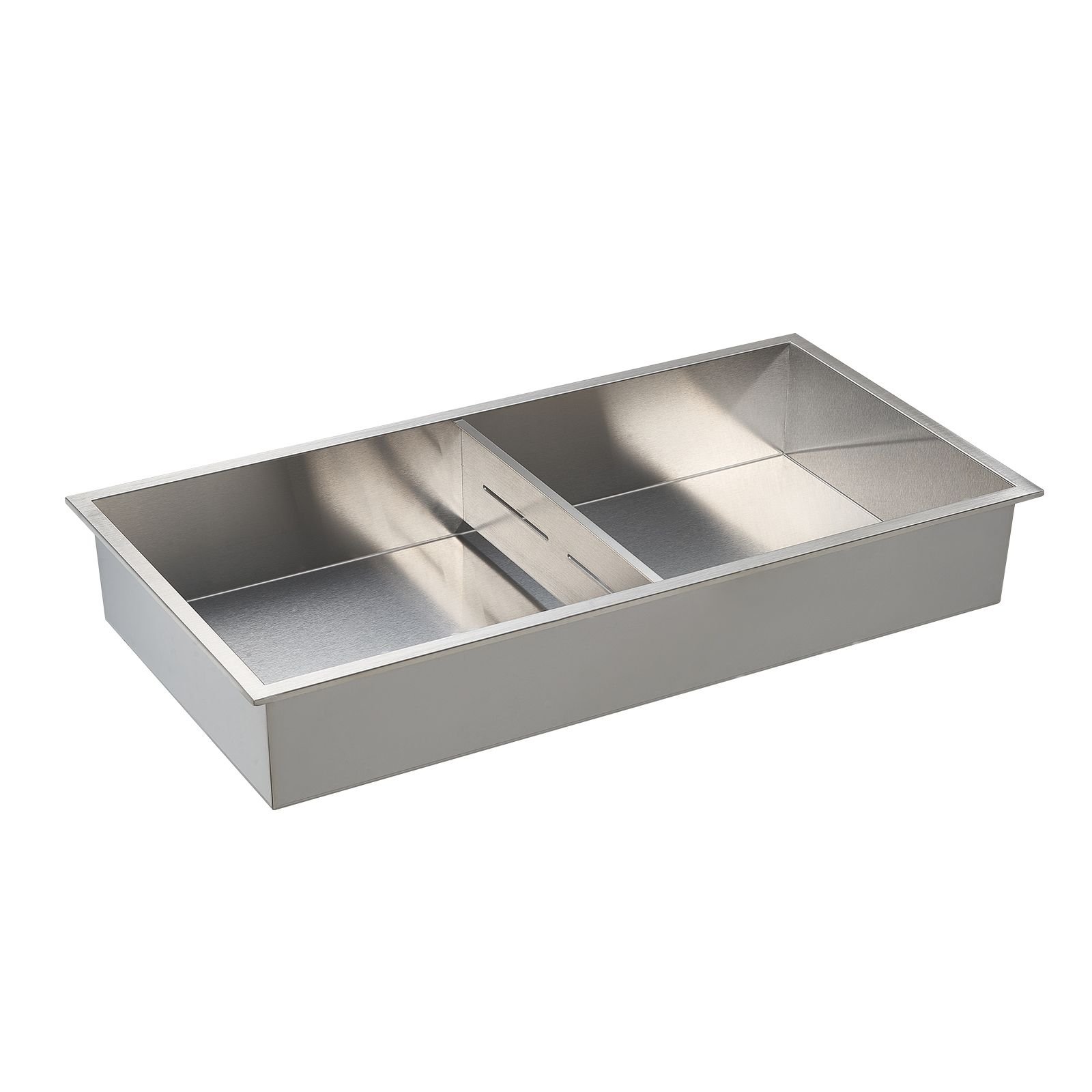 shower niche 13 x 25 x 4 inch recessed wall niche double layer with hollowed out dividerheavy duty stainless steel modern shampoo storage organizerwaterproof silver for bathroom.jpg