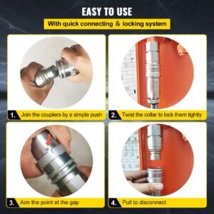 skid steer hydraulic quick connect 12 body hydraulic coupler 12 npt hydraulic coupling quick connect 2 pairs hydraulic quick coupler 276 mpa iso 16028 12 pairs 3.jpg