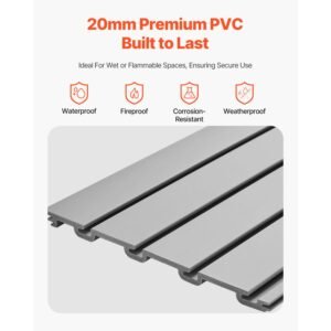 slat wall paneling 8 x 4 ft pvc garage slatwall with accessories grey slat wall easy to install adjustable slatwall panel with coupling structure diy cutting fits for storage display 2.jpg