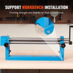 slip roll machine 24 inches forming width in 16 gauge capacity sheet metal slip roller rolling bending machine with 2 detachable rollers for low carbon steel copper sheet aluminum alloy sheet 5.jpg