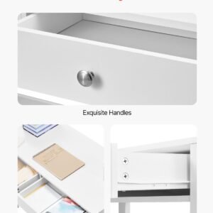 small desk with drawers kids desk for bedroom modern simple study table for drawing reading writing rectangle mdf furniture study storage table for home office white 4.jpg