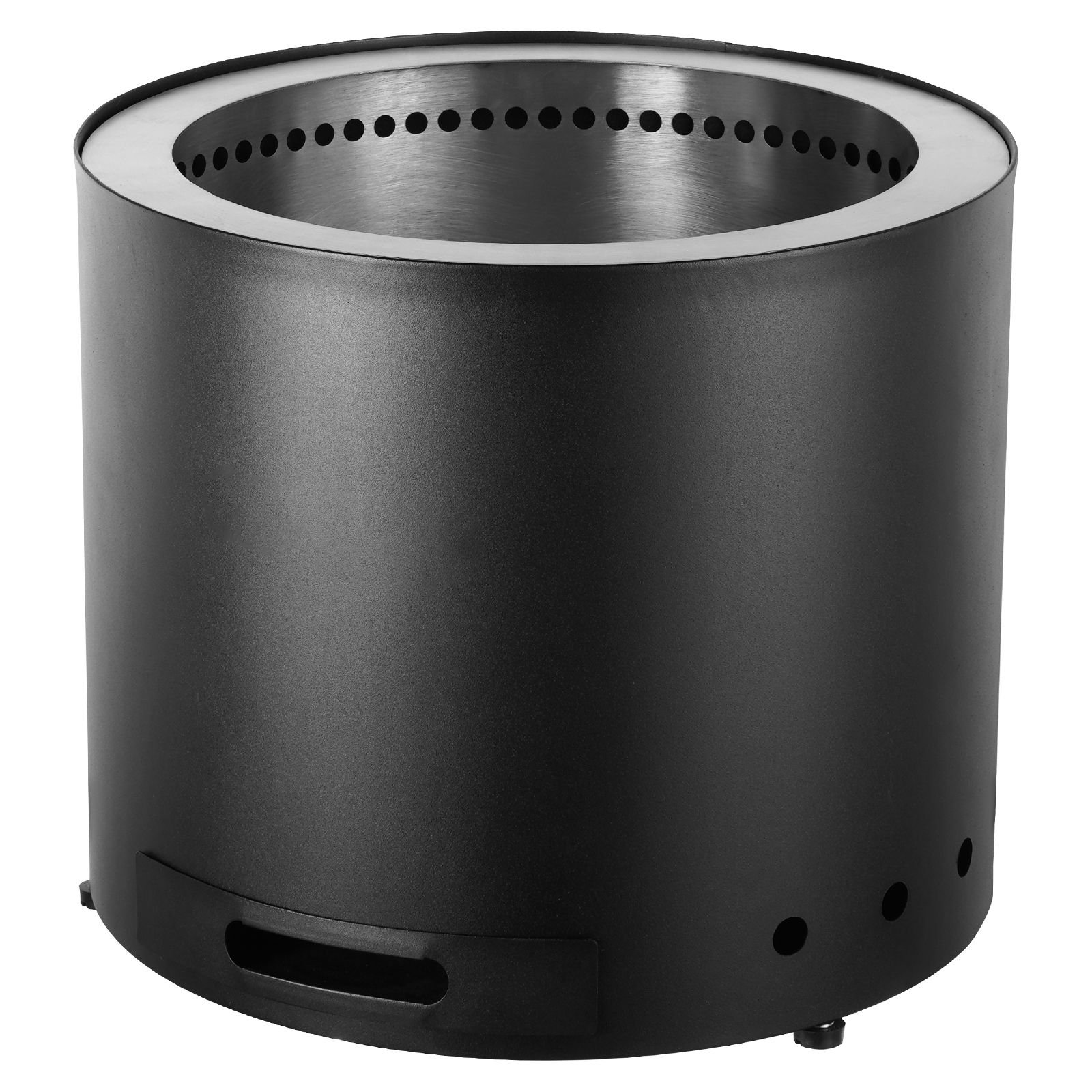 smokeless fire pit stove bonfire h 126 in x dia 15 in wood burning fireplaces with removable ash pan sus430 stainless steel inner portable outdoor firepit ideal for outdoor patio camping.jpg