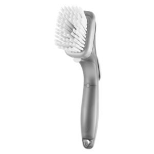 soap dispensing dish brush kitchen scrub brushes with 3 brush heads dish cleaning brushes with pp handle and curved bristles ideal for pots pans sink and stove 4.jpg