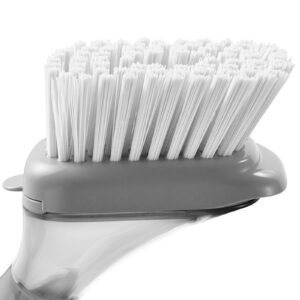 soap dispensing dish brush kitchen scrub brushes with 3 brush heads dish cleaning brushes with pp handle and curved bristles ideal for pots pans sink and stove 5.jpg