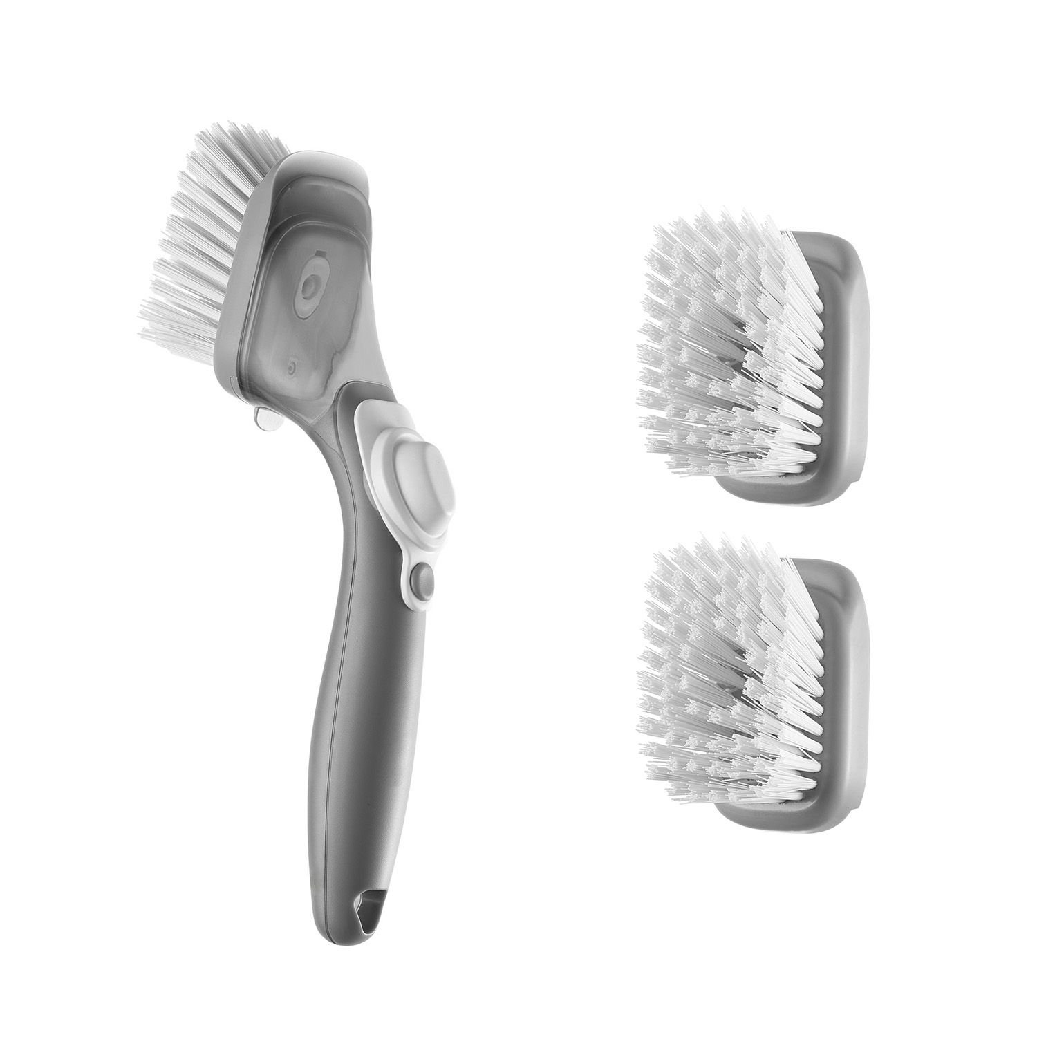 soap dispensing dish brush kitchen scrub brushes with 3 brush heads dish cleaning brushes with pp handle and curved bristles ideal for pots pans sink and stove.jpg