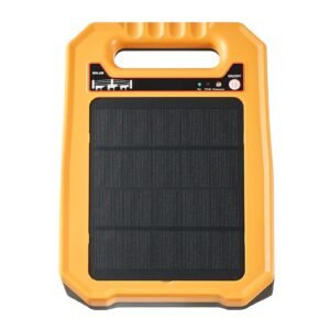 solar fence charger 03j 8 kv solar powered fence charger 186 miles range weather resistant electric fence energizer kit 7 days runtime for livestock poultry garden protection 3.jpg