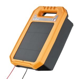 solar fence charger 03j 8 kv solar powered fence charger 186 miles range weather resistant electric fence energizer kit 7 days runtime for livestock poultry garden protection 5.jpg