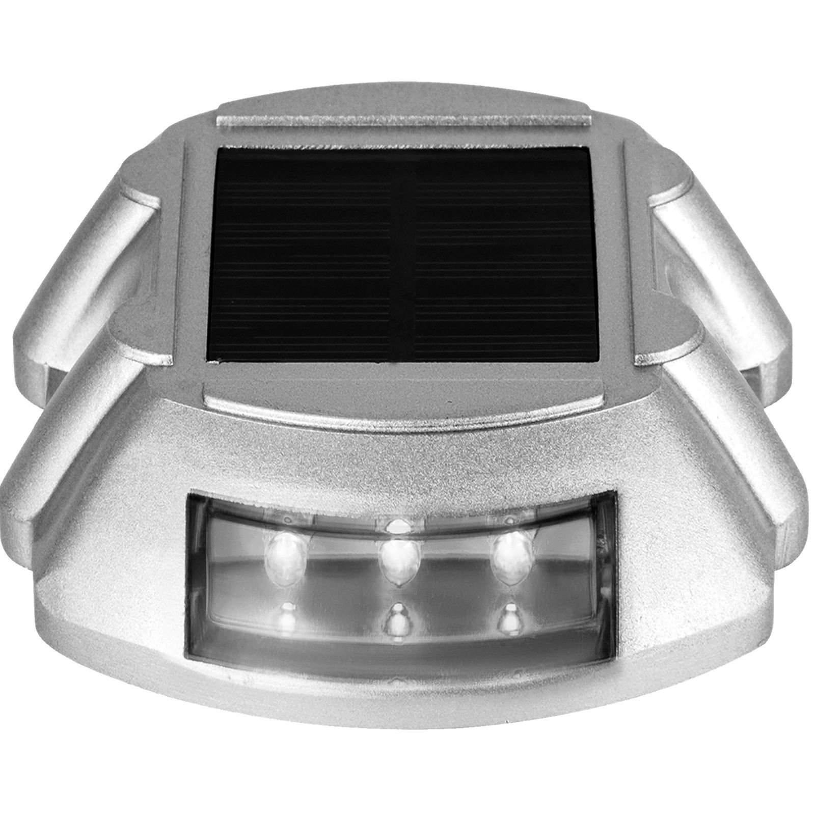 solar pathway lights 12 pack white includes screws weatherproof outdoor deck lights 6 led ideal for garden paths walkways driveways steps.jpg