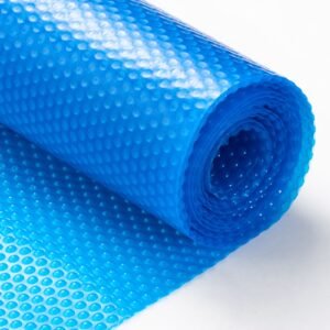 Solar Pool Cover, 24 x 12 ft Rectangle Solar Blanket for Pools, Inground Above Ground Swimming Pool Solar Cover, 16 mil Solar Covers Blue