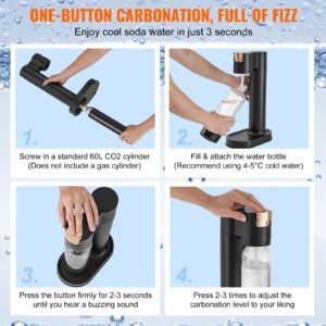 sparkling water maker soda maker machine for home carbonating seltzer water starter kit with 2 bpa free 1l pet bottles compatible with mainstream screw in 60l co2 cylindernot included black 2.jpg