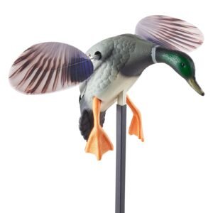 Spinning Wing Motion Duck Decoys, Outdoor Teal Decoys for Hunting, Floating Duck for Pool, Pond, and Lake, Realistic Plastic Duck Hunting Decoy, Garden Yard Decoration, Easy to Carry, 1-Pack