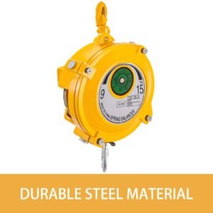 spring balancer 20 33lbs9 15kg retractable tool holder 15m length tool balancer with hook and wire rope adjustable balancer retractor hanging holding equipment in yellow 1.jpg