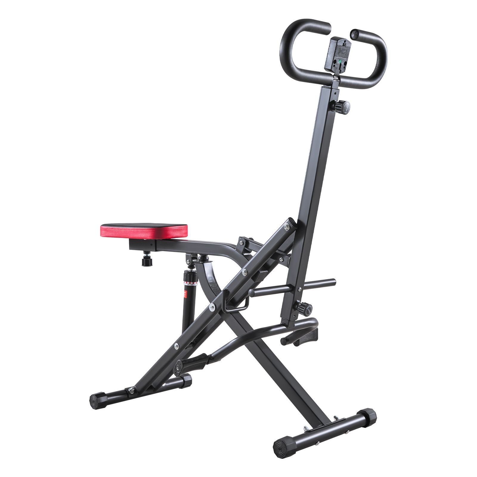 squat machine deep squat rowing machine for home easy setup foldable exercise equipment glute trainer machine with 12 gear adjustable resistance glutes leg home workout machine black.jpg