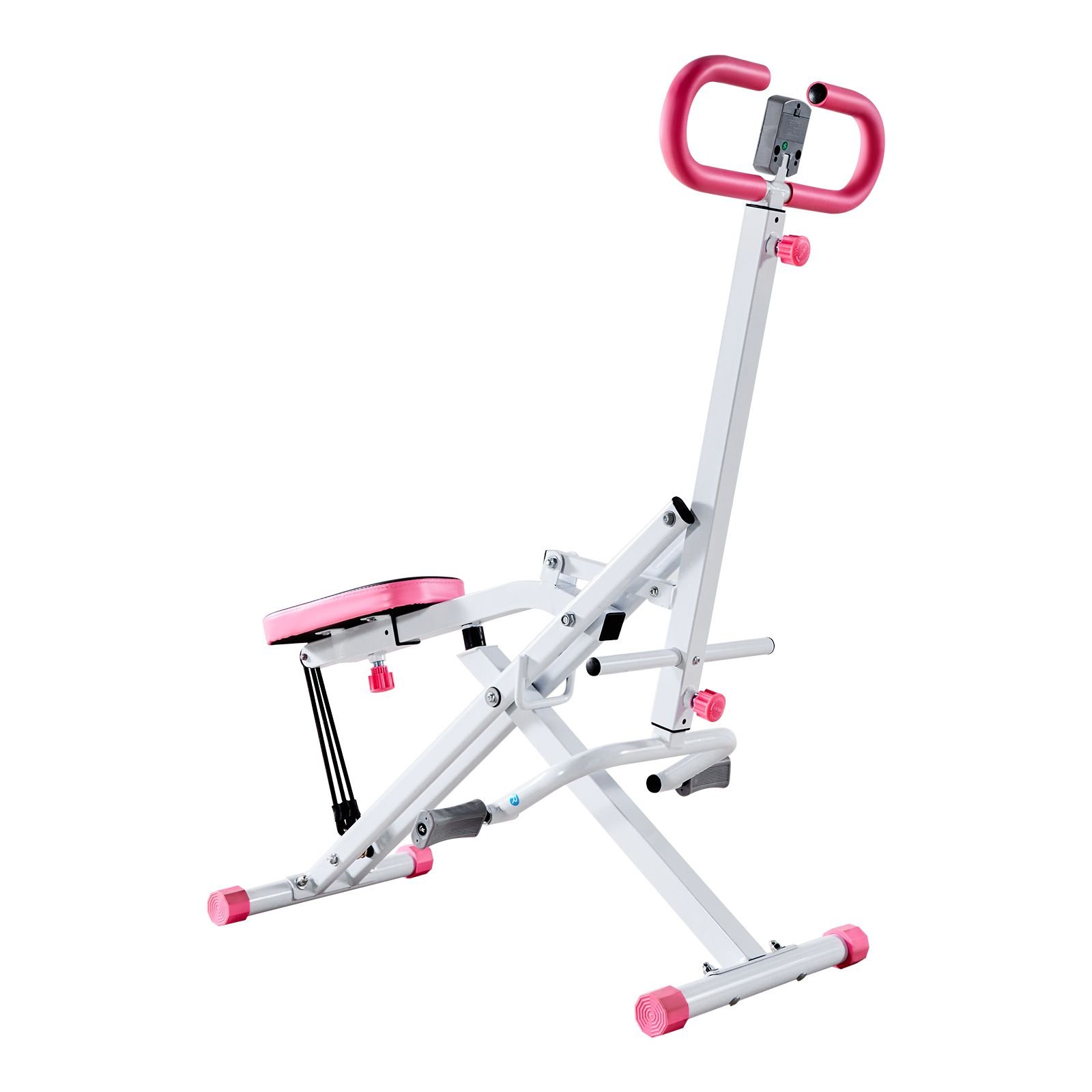 squat machine deep squat rowing machine for home easy setup foldable exercise equipment glute trainer machine with 3 high strength resistance bands glutes leg home workout machine white.jpg