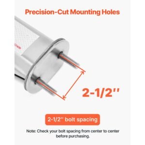 stainless steel angled spring loaded mud flap hangers 2 12 bolt spacing mudflap hangers for semi trucks 1 pair heavy duty semi truck mud flap hanger set with reflective strips silver 1.jpg