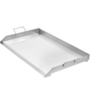stainless steel griddle 36x22 inch universal flat top rectangular plate gas grill griddle for bbq grill teppanyaki portable family cookware with handle for camping tailgating party 5.jpg