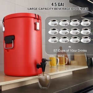 stainless steel insulated beverage dispenser 45 gallon 172 liter thermal hot and cold drink server dispenser with spigot handle food grade for hot tea coffee water restaurant drink shop 1.jpg