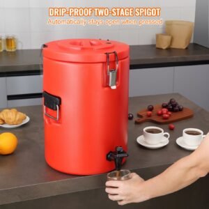 stainless steel insulated beverage dispenser 45 gallon 172 liter thermal hot and cold drink server dispenser with spigot handle food grade for hot tea coffee water restaurant drink shop 4.jpg