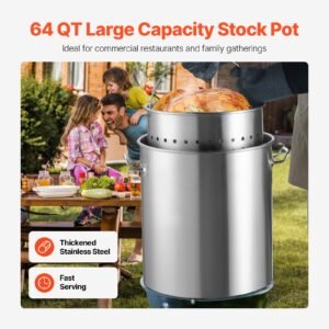 stainless steel stockpot 54l large cooking pots cookware sauce pot with basket lid and handle heavy duty commercial grade stock pot sanding treatment for large groups events silver 1.jpg