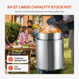 stainless steel stockpot 84 quart large cooking pots cookware sauce pot with basket lid and handle heavy duty commercial grade stock pot sanding treatment for large groups events silver 1.jpg