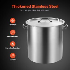 stainless steel stockpot 84 quart large cooking pots cookware sauce pot with basket lid and handle heavy duty commercial grade stock pot sanding treatment for large groups events silver 2.jpg