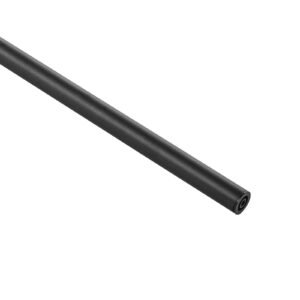 Staircase Balusters 51 Pack, 26 In Aluminum Stair Balusters, 3/4 In Water-Proof Round Metal Spindle Railing, Hollow Deck Railing with Rail Caps & Screws for Stairs, Porch, Patio, Fence, Black